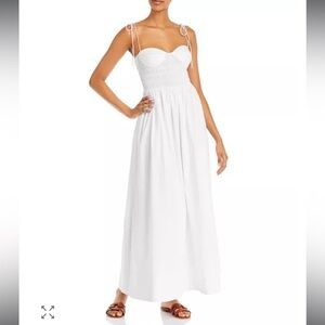 STAUD Landry Smocked Maxi SMALL NWOT